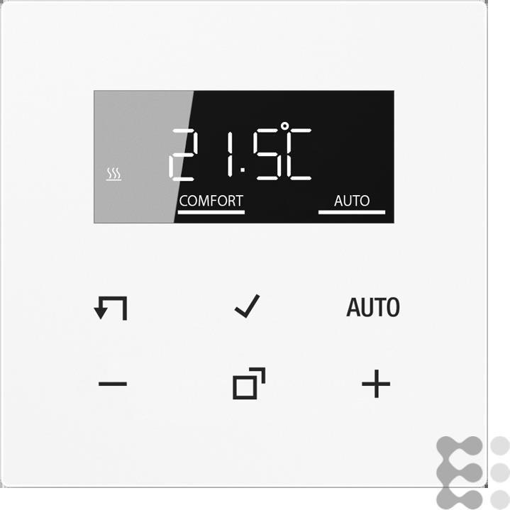 JUNG HOME BTLS1791WW Raumthermostat-Display, Thermostat, Weiss