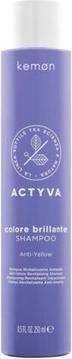 Produktbild Kemon Actyva Brilliant Anti-Yellow Shampoo für blondes Haar 250ml (250 ml, Flüssiges Shampoo)