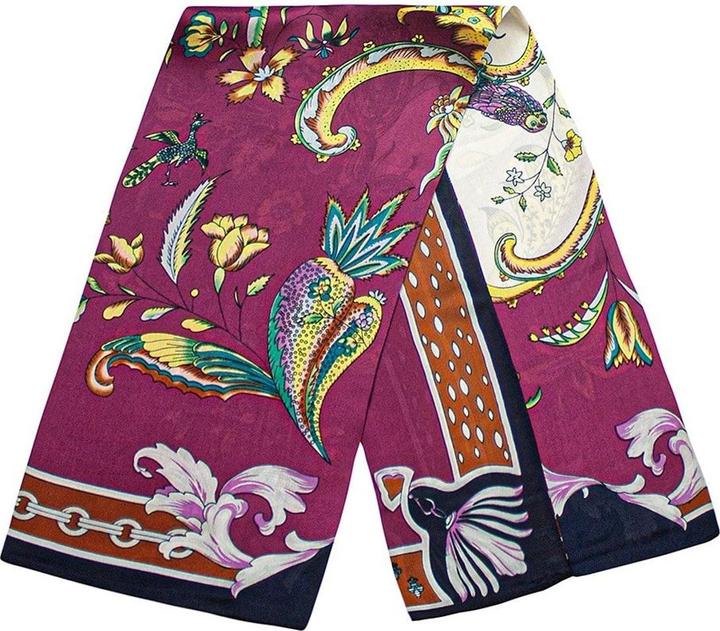 Immagine prodotto JTI Sciarpa con motivo floreale - rosso, n. 12