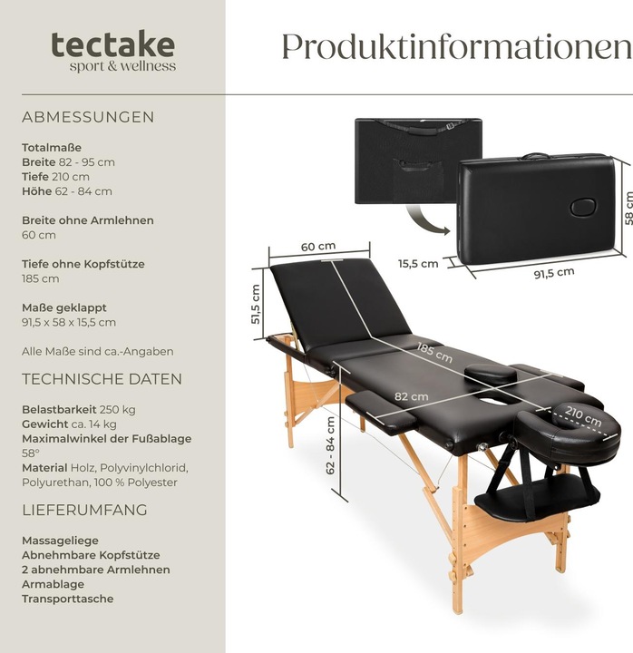 Actual product image tectake Daniel