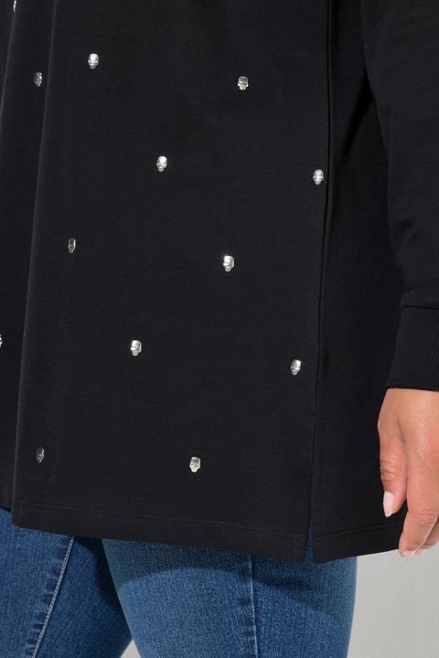 Produktbild Angel of Style Sweatshirt, Metall-Totenköpfe, Langarm (44)