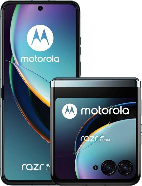 Actual product image Motorola Razr 40 Ultra (256 GB, Glacier Blue, 6.90", SIM + eSIM, 5G)