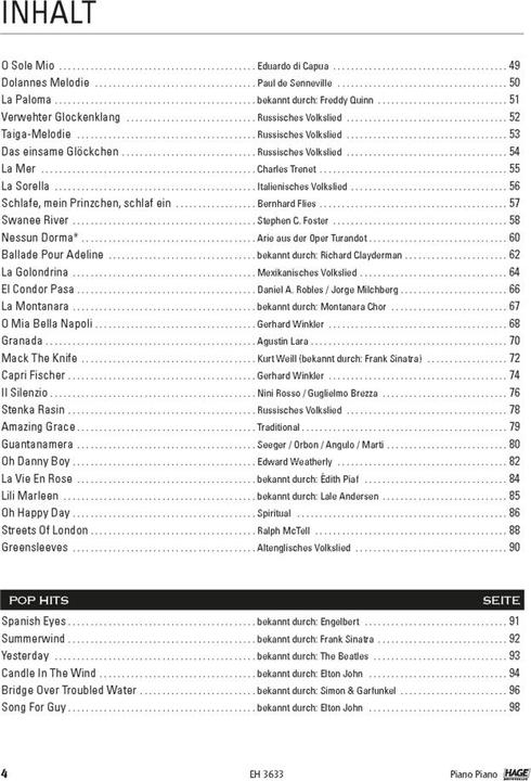 Produktbild Piano Piano. Notenbuch (Deutsch, Gerhard Kölbl, 2003)