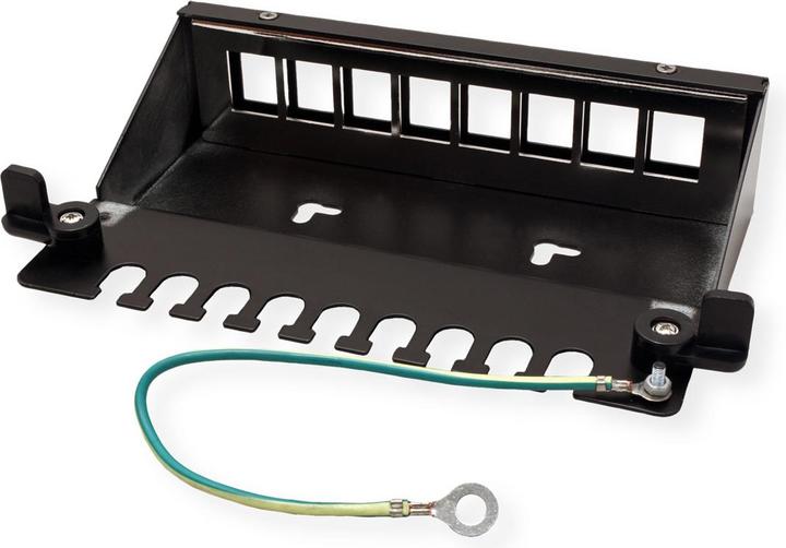 Image du produit Value Support de module Keystone, 8 ports, noir