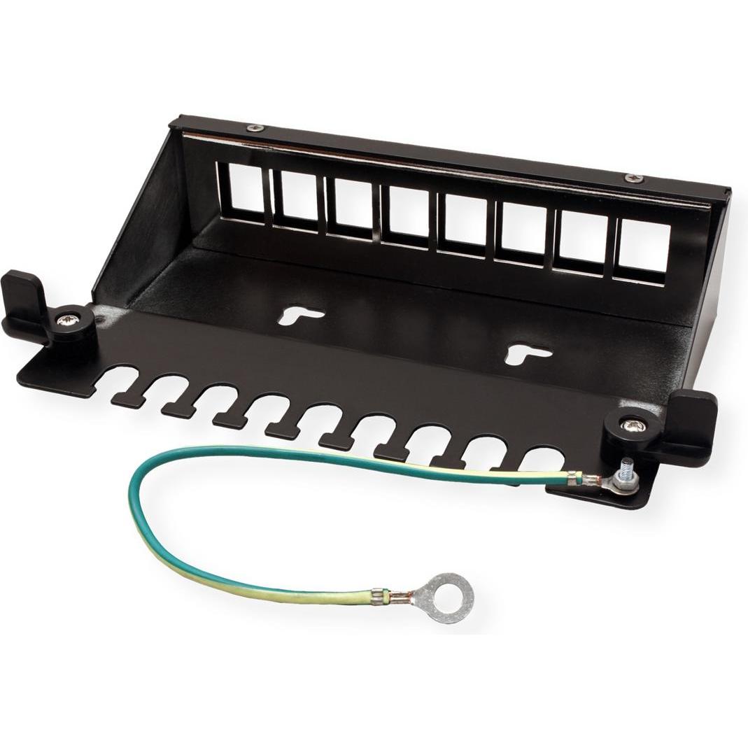 Thumbnail - Value Keystone-Modulträger, 8-Port, schwarz, Server Zubehör, Schwarz