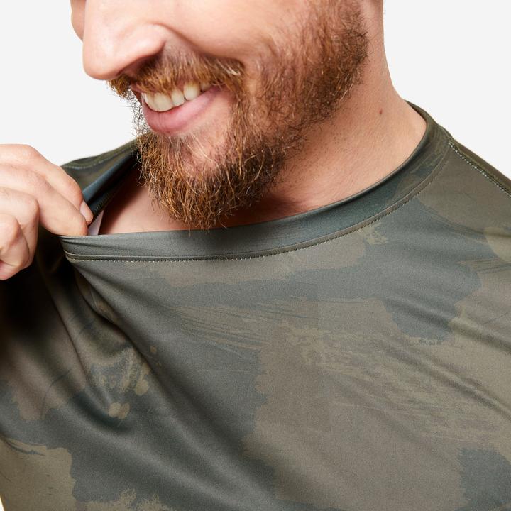 Actual product image Domyos T-shirt men - Essential khaki (XL)