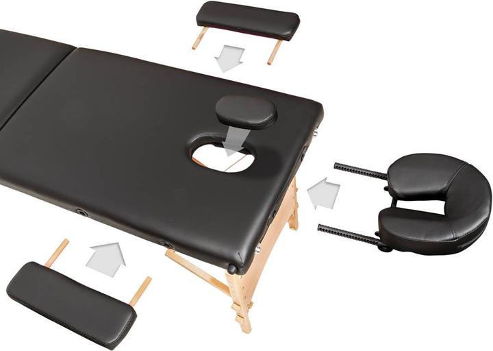 Image du produit tectake Ensemble de table de massage Freddi avec rouleaux de massage