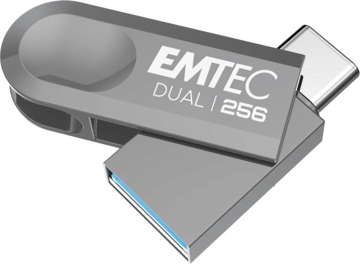 Actual product image Emtec USB3.2 Type-C Dual D280 256GB (256 GB, USB-A, USB-C)