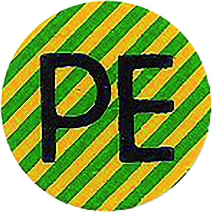 Actual product image Cimco Conductor identification Protective conductor PE, 182628