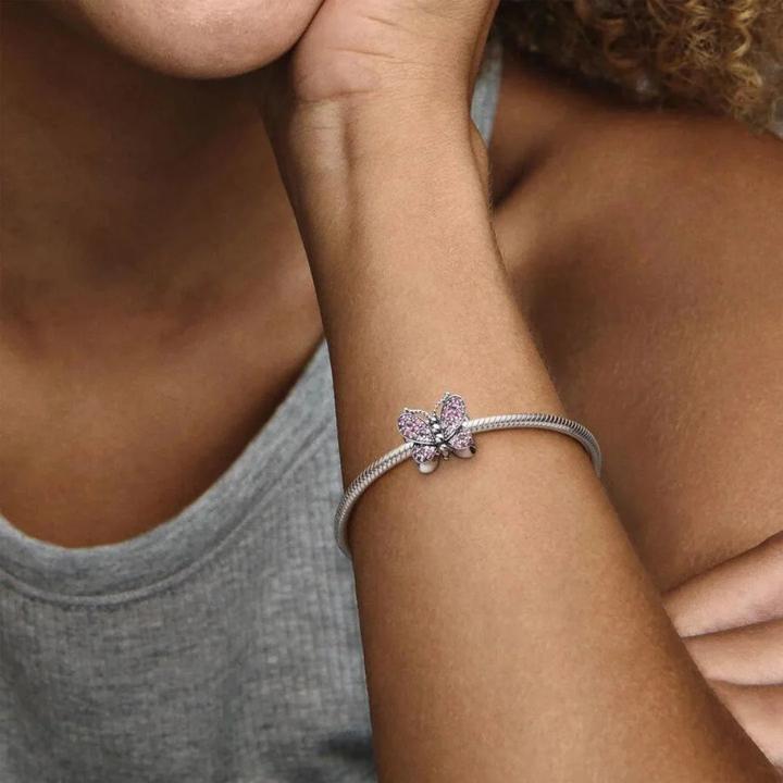 Image du produit Pandora Charme Eblouissant Papillon Éblouissant (Argent 925, Perle)