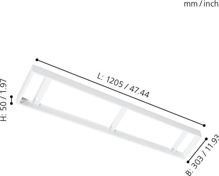 Actual product image EGLO Salobrena mounting frame
