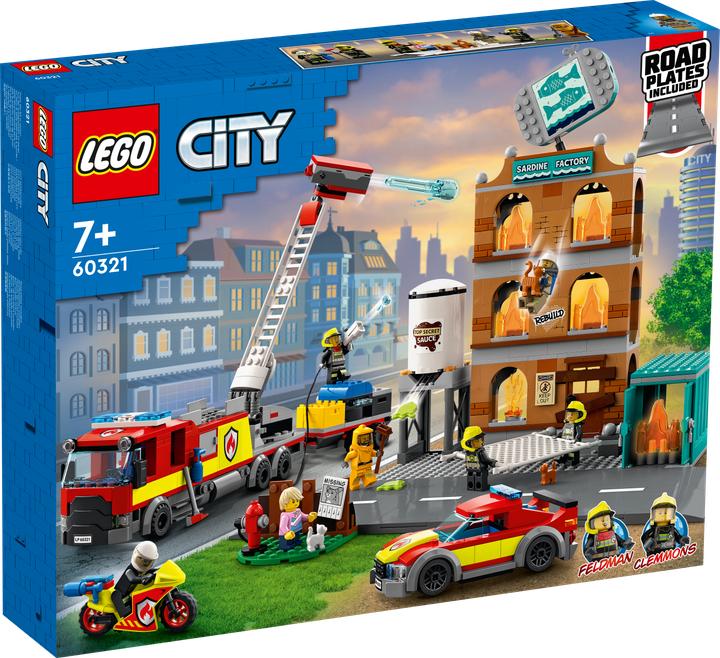 Actual product image LEGO Firefighting operation with firefighting team (60321, LEGO City)