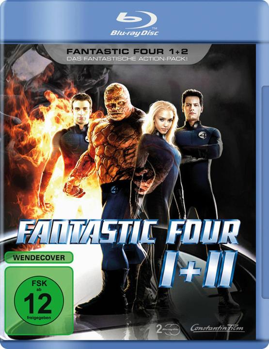 Actual product image Fantastic Four 1 2 (Blu-ray, 2015, German)