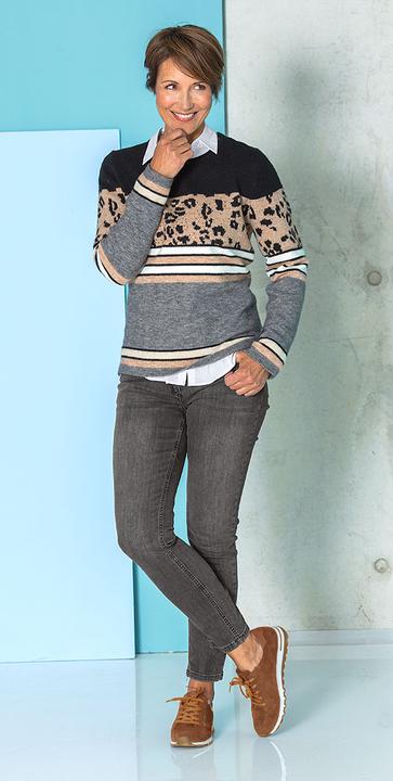 Produktbild Hajo Damen Jacquard-Pullover (46)