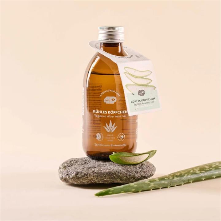 Produktbild 4peoplewhocare 4PC Kühles Köpfchen Aloe Vera Gel 250ml (Körpercreme, 250 ml)