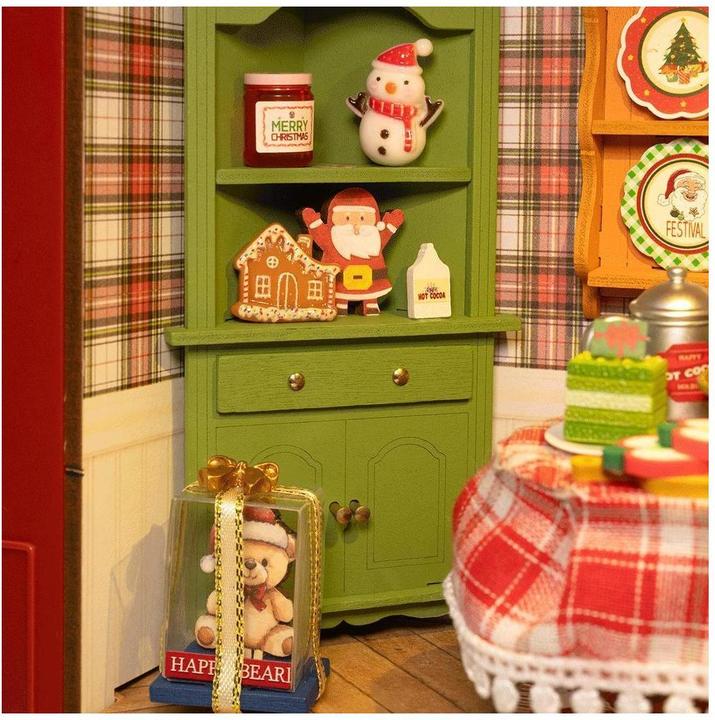 Actual product image Robotime Bausatz Christmas Eve Party