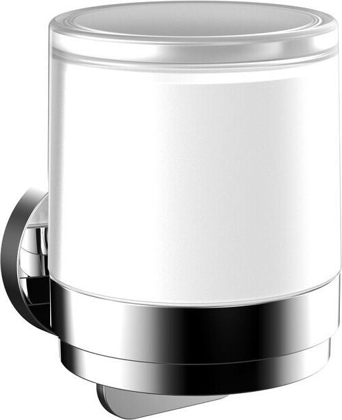 Produktbild Emco round Flüssigseifenspender, Einhandbedienung, Kristallglas satiniert