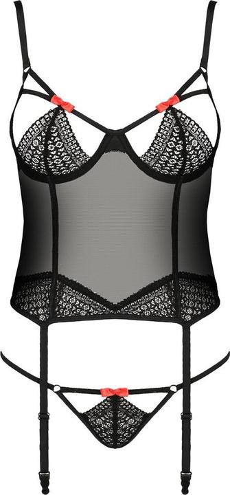 Produktbild Passion schwarzes Corset Perdita - XXL/XXXL (XXL, 3XL)