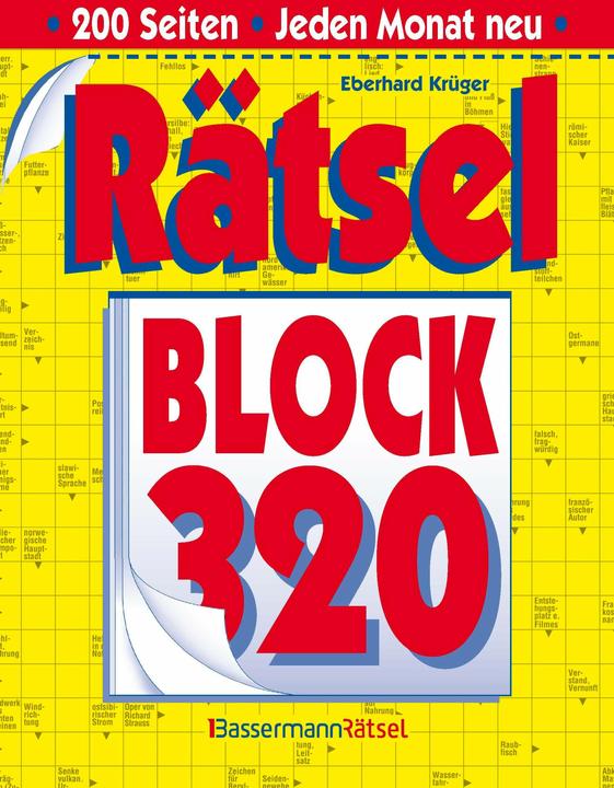 Produktbild Rätselblock 320 (5 Exemplare à 2,99 €) (Deutsch, Eberhard Krüger, 2024)