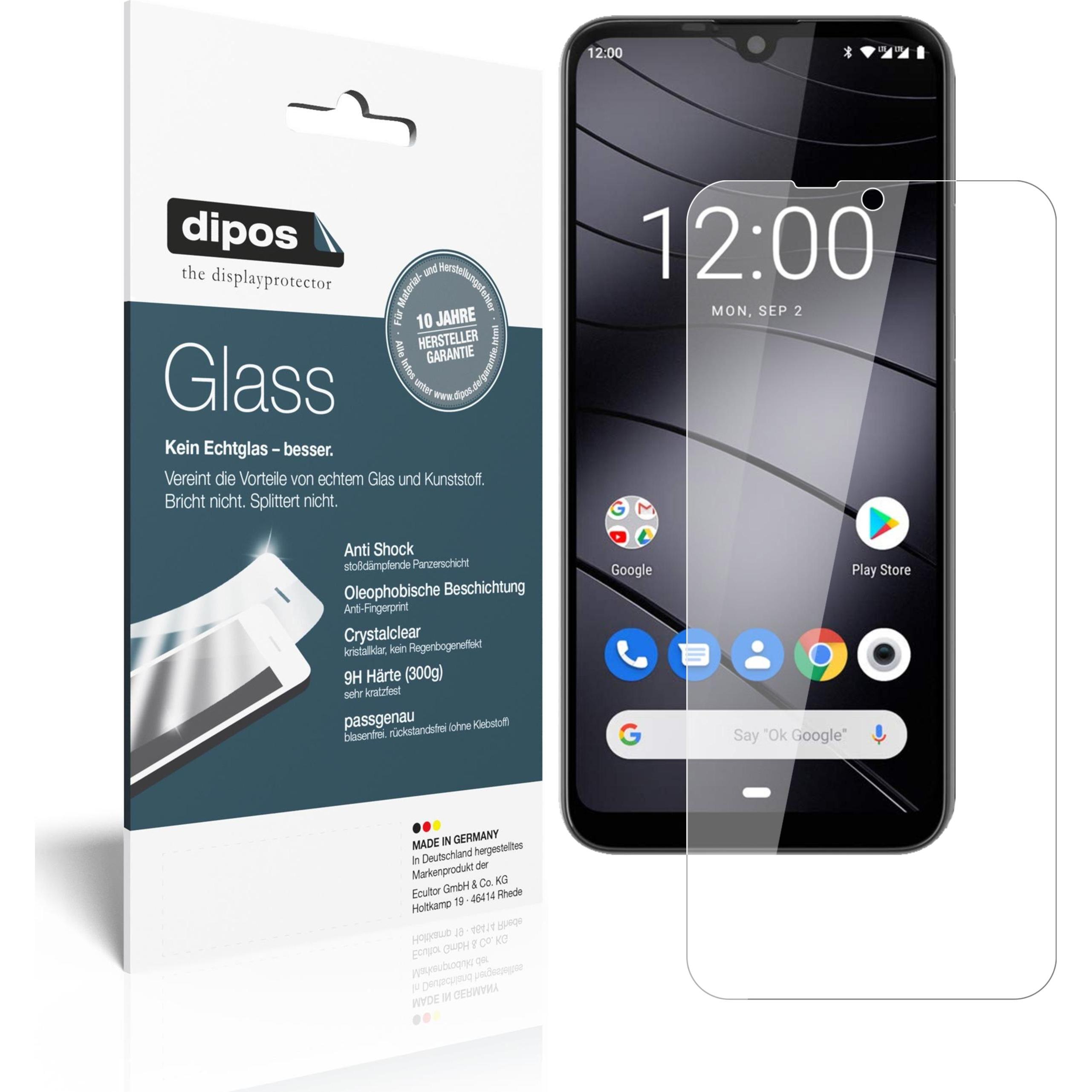 Dipos Displayschutz Anti-Shock (1 Stück, Gigaset GS190), Smartphone Schutzfolie, Transparent