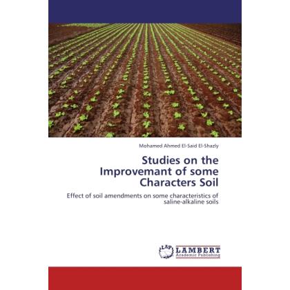 Studies on the Improvemant of some Characters Soil, Fachbücher