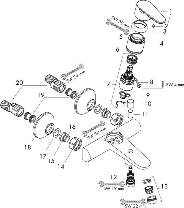 Produktbild hansgrohe Focus Chrom