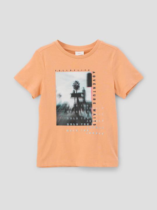 S.Oliver T-Shirt Baumwollshirt mit Frontprint (92)