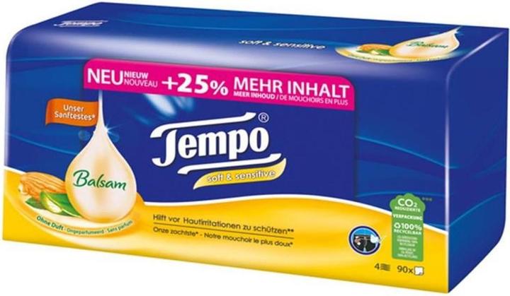 Tempo Boîte de mouchoirs en papier soft & sensitive 90 pièces
