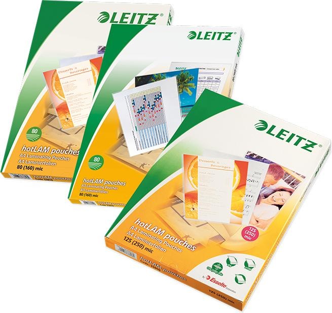 Produktbild Leitz Heisslaminierfolien (A4, 100 Stück, 100 µm)