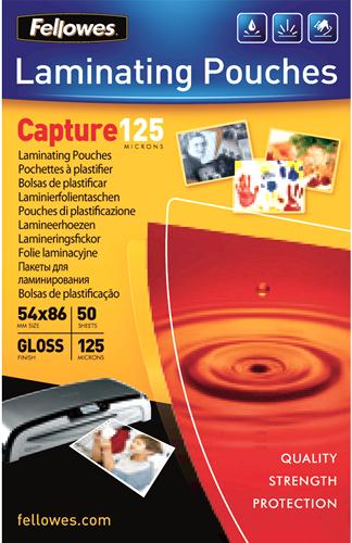 Actual product image Fellowes Caputre 125, 54x86mm (ID card format, 50 pcs., 125 µm)