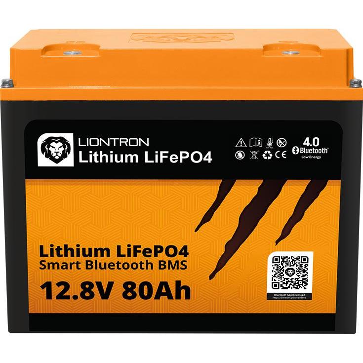 Thumbnail - Liontron, Fahrzeugbatterie, LiFePO4 Akku Smart BMS 12,8V, 80Ah - Vollwertiger Ersatz für 12 Volt Blei-Akkus (12.80 V, 80...