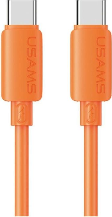 Produktbild Usams Cable U98 60W 3A Silicone Fast Charging USB-C to USB-C orange (1 m, 60 W)