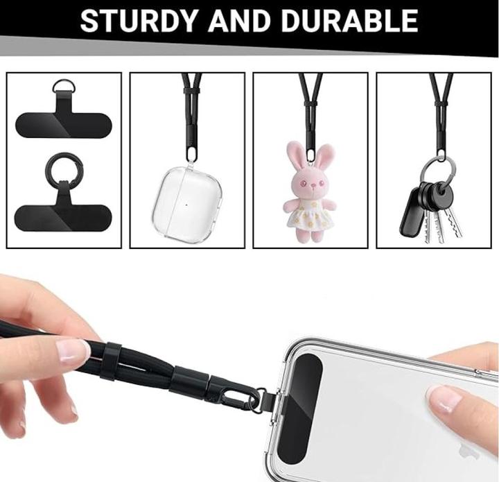 Produktbild Screenguard Kurze Universal Handykette für Smartphone Hüllen Wristband