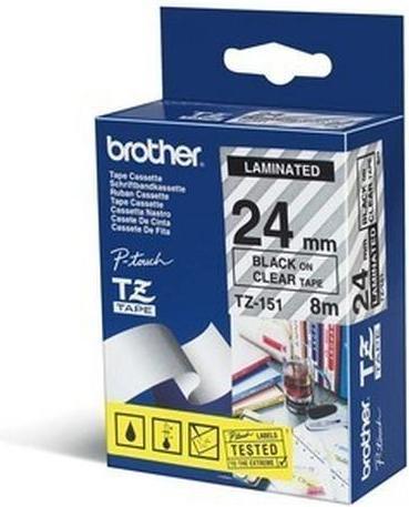 Produktbild Brother Tze-151 (2.40 cm, Transparent)