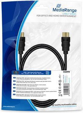 Actual product image MediaRange HDMI - HDMI (1 m, HDMI, 2.0)
