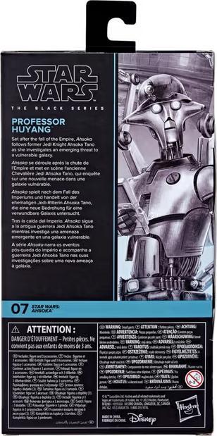 Produktbild Hasbro Star Wars: Ahsoka Black Series Actionfigur Professor Huyang