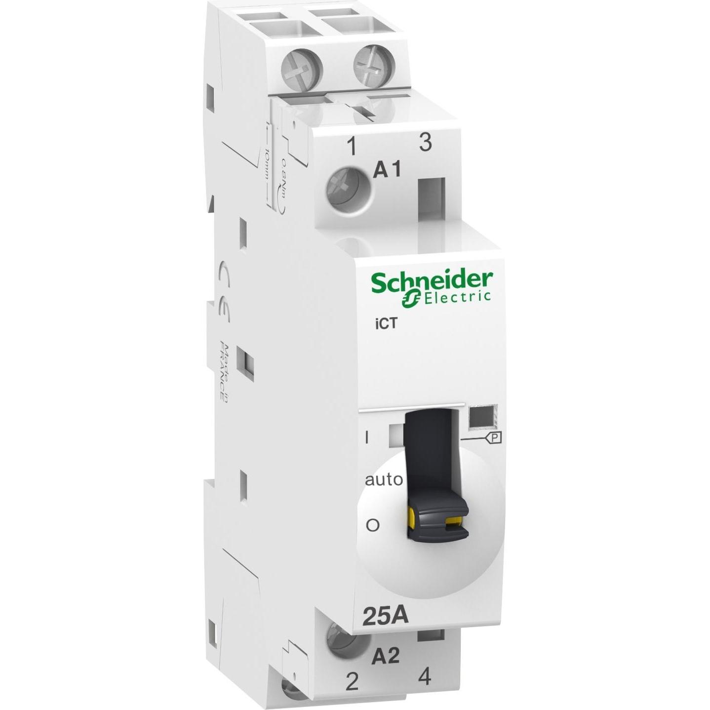 Schneider Electric SE A9C21132 Contattore preimpostato ICT 2S 25A 24VAC, Accessori di elettronica + Alloggiamento