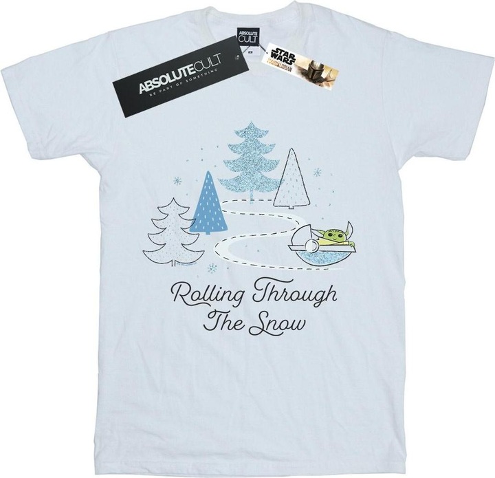 Produktbild Star Wars The Mandalorian Rolling Through The Snow TShirt (L)