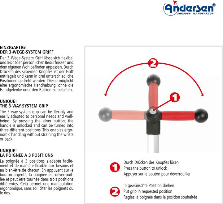 Produktbild Andersen Einkaufswagen Unus Auke
