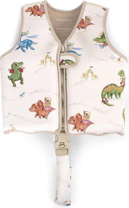 Image du produit Filibabba Schwimmlernweste 1-2 Jahre - Dino Beach (11 - 15 kg)