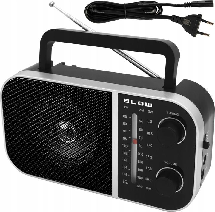 Image du produit Blow Radio Receiver Ra6 Black (AM, FM)