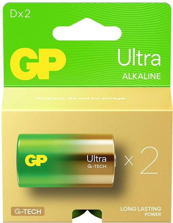 Immagine prodotto GP Batteries Batteria alcalina Ultra D Mono 1.5V Blister di 2 pezzi (2 pz., D)