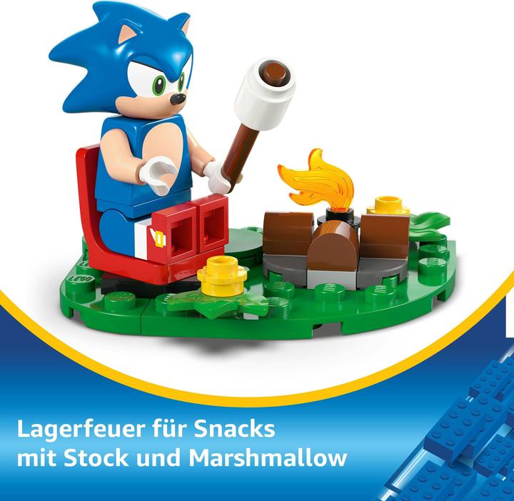 Produktbild LEGO Sonics Showdown am Lagerfeuer (77001, LEGO Sonic)