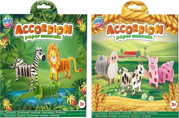 Actual product image Grafix Fold your own paper animals, 3 parts.