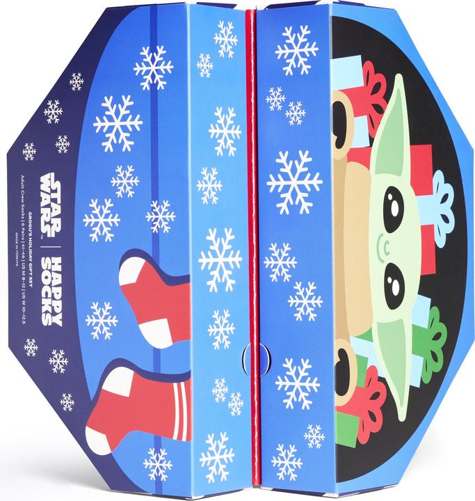 Image du produit Happy Socks Star Wars 6-Pack Grogu's Holiday Gift Set (paquet de 6, 41 - 46)