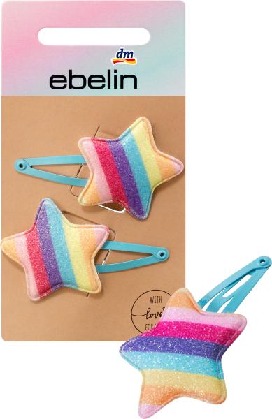 Produktbild dm ebelin Haarclipse Sterne