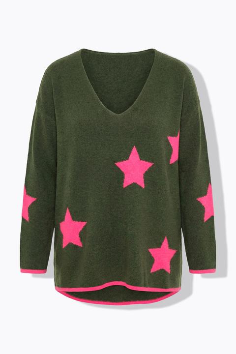 Produktbild Angel of Style Pullover, oversized, Sterne, Langarm (60)