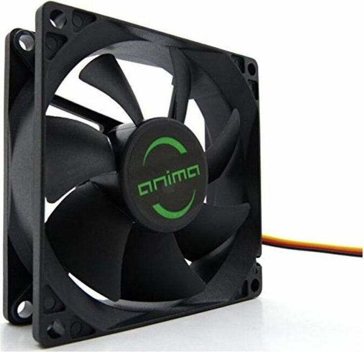 Image du produit Anima Ventilateur de boitier compatible AF8 - 8cm (Noir) (80 mm)