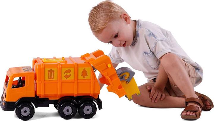 Produktbild Polesie Cavallino XL Müllwagen Orange, 42cm