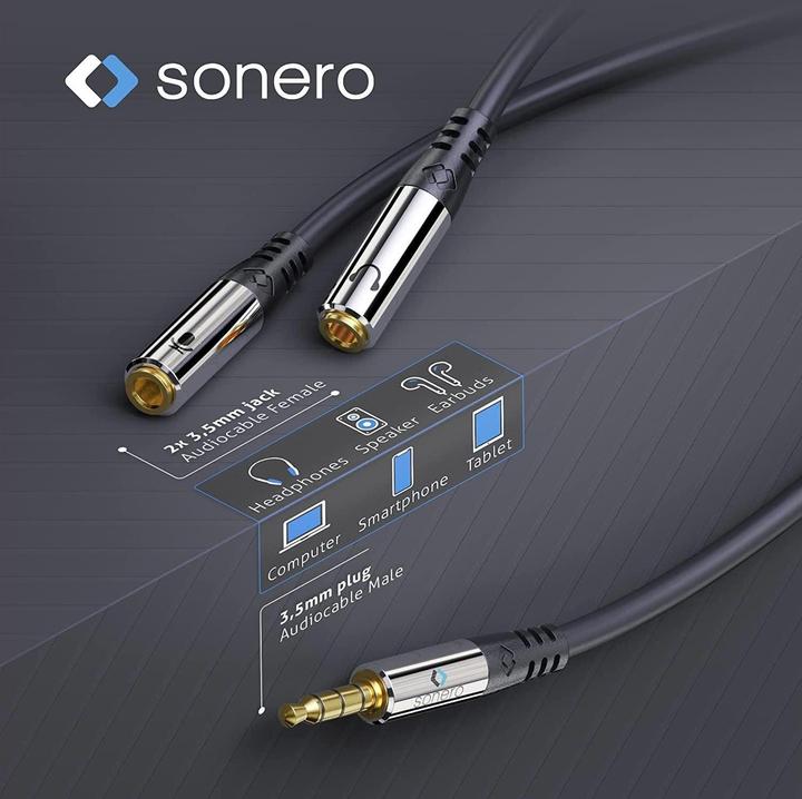 Produktbild Sonero 2in1 (0.20 m, AUX Kabel)
